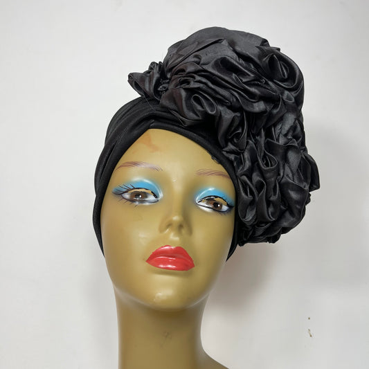 Rufle Bow Turban | Styled Head wrap