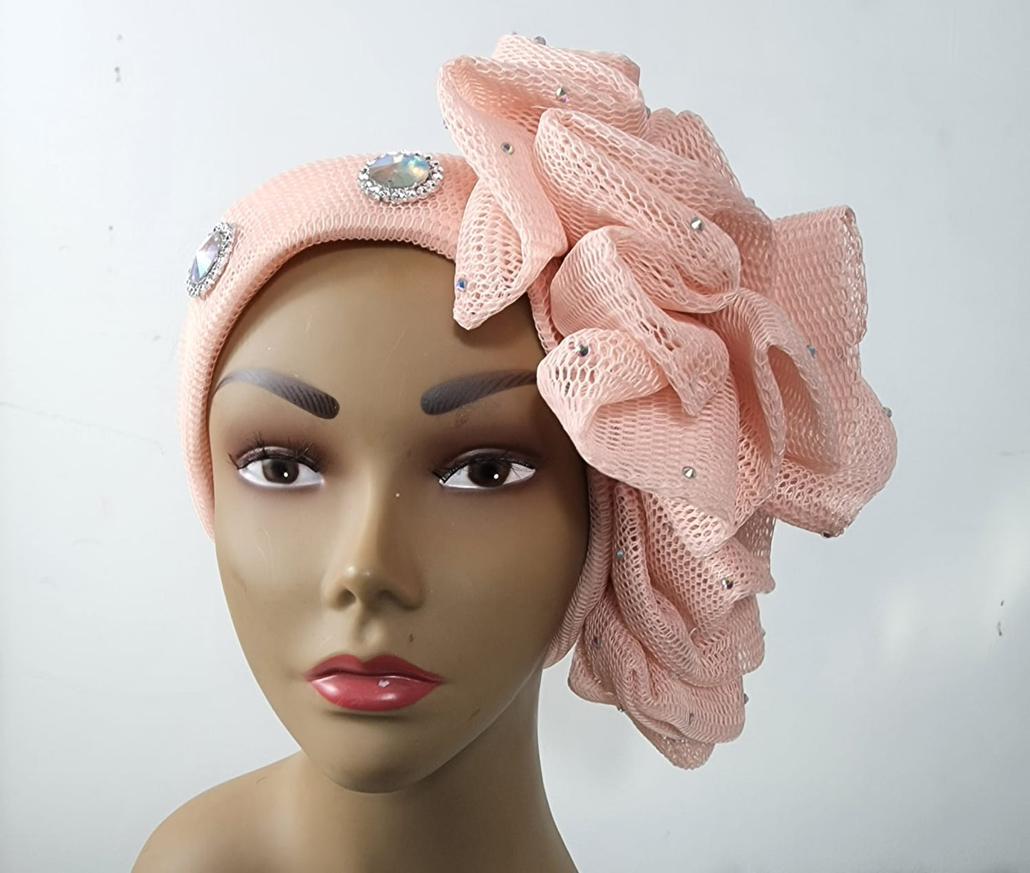 Pre tied Double Bow Turban for Women